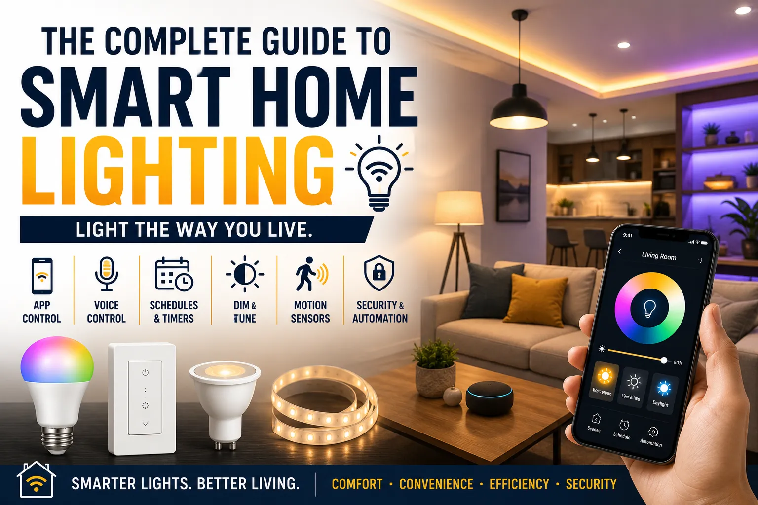 The Complete Guide to Smart Home Lighting