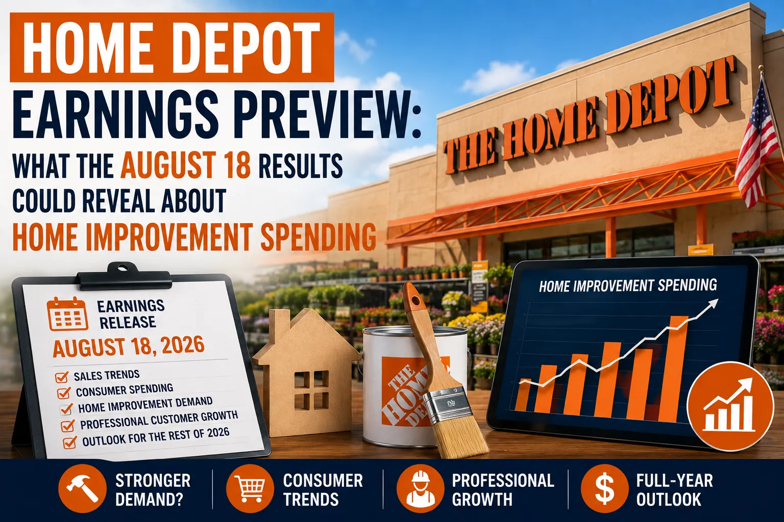 Home Depot Earnings Preview: What the August 18 Results Could Reveal About Home Improvement Spending