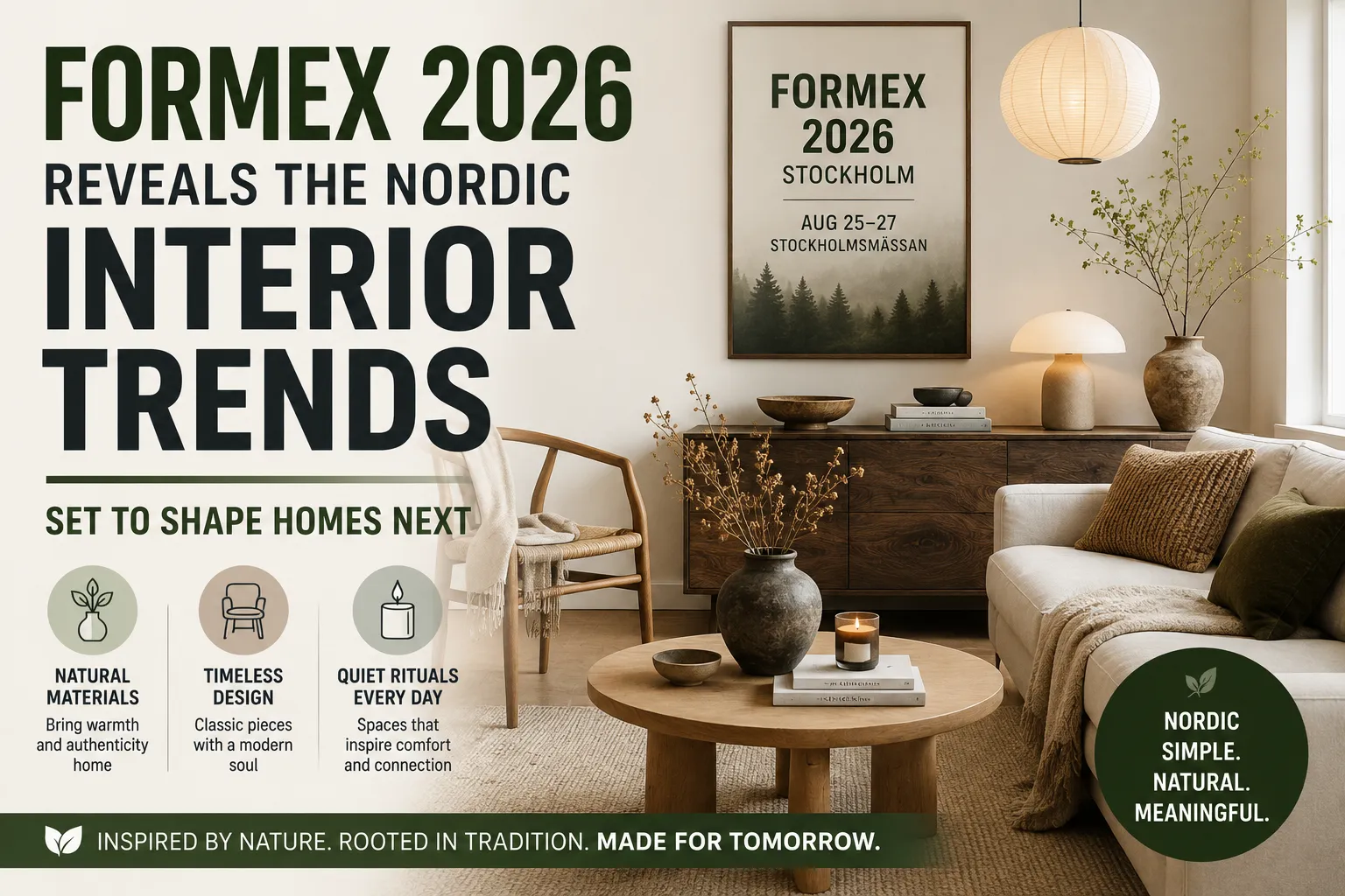 Formex 2026 Reveals the Nordic Interior Trends Set to Shape Homes Next