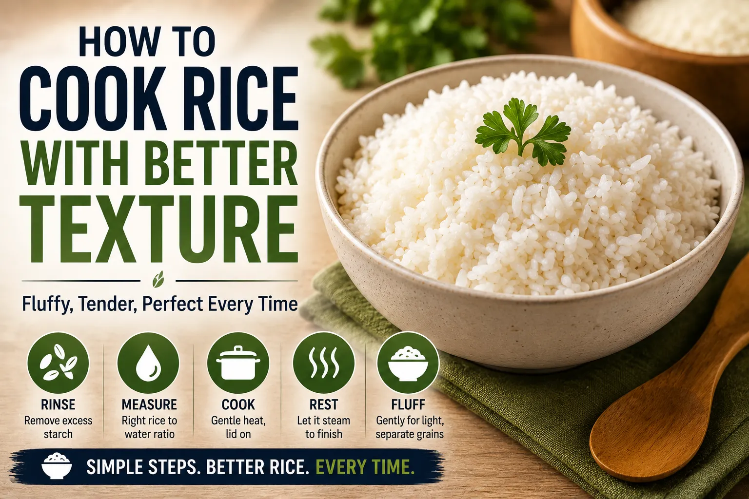 How to Cook Rice With Better Texture